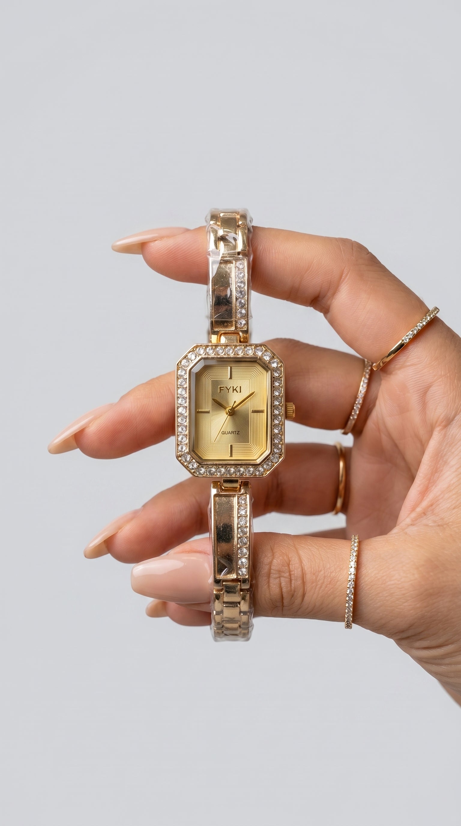 The Elara Octagon Crystal Watch