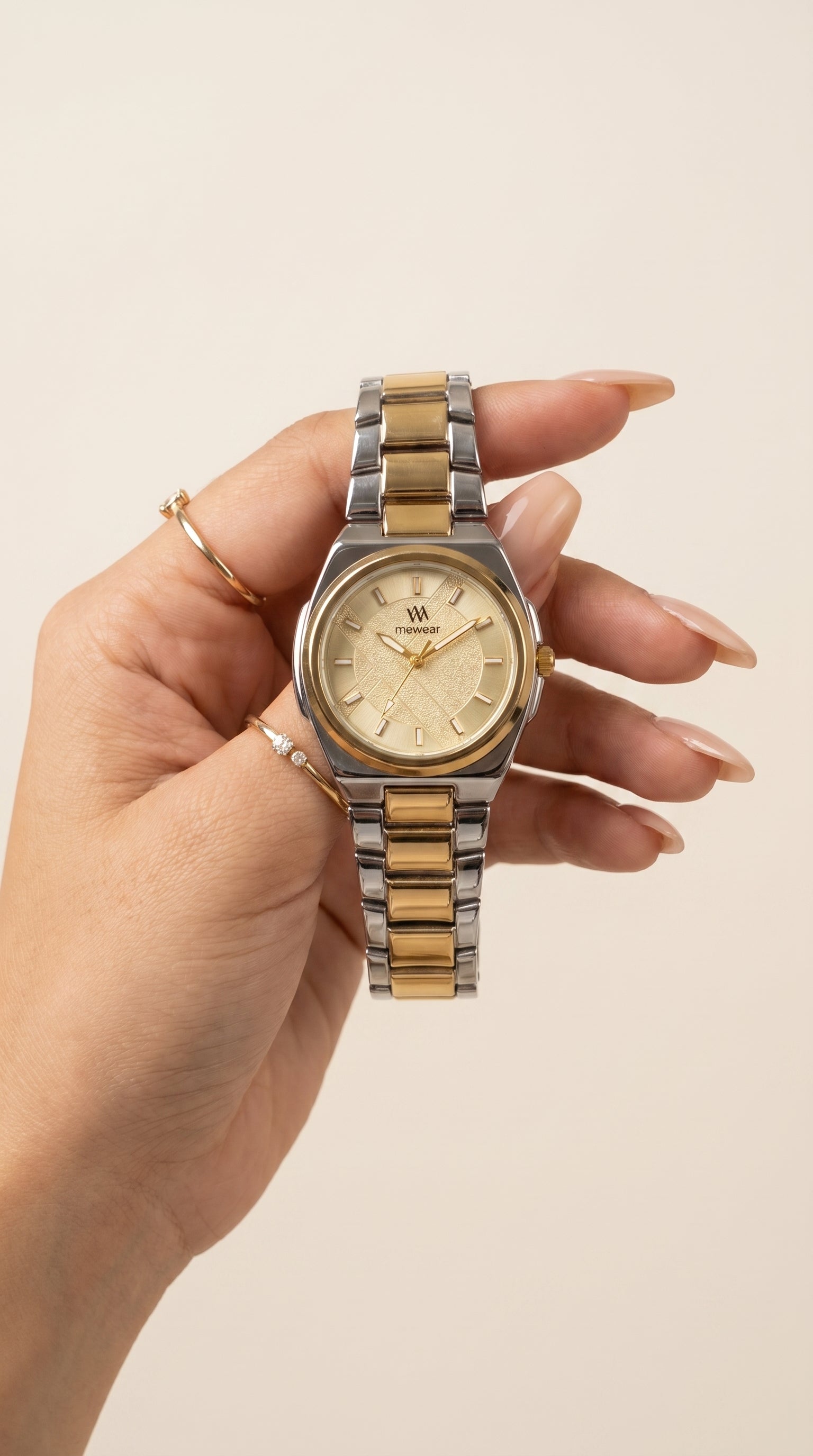 Timeless Two-Tone Executive Wristwatch