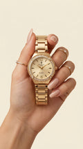 Golden Crystal Aura Timepiece