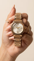 Vintage Octagon Rose Gold Watch