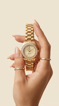 Crystal Charm Golden Heirloom Watch