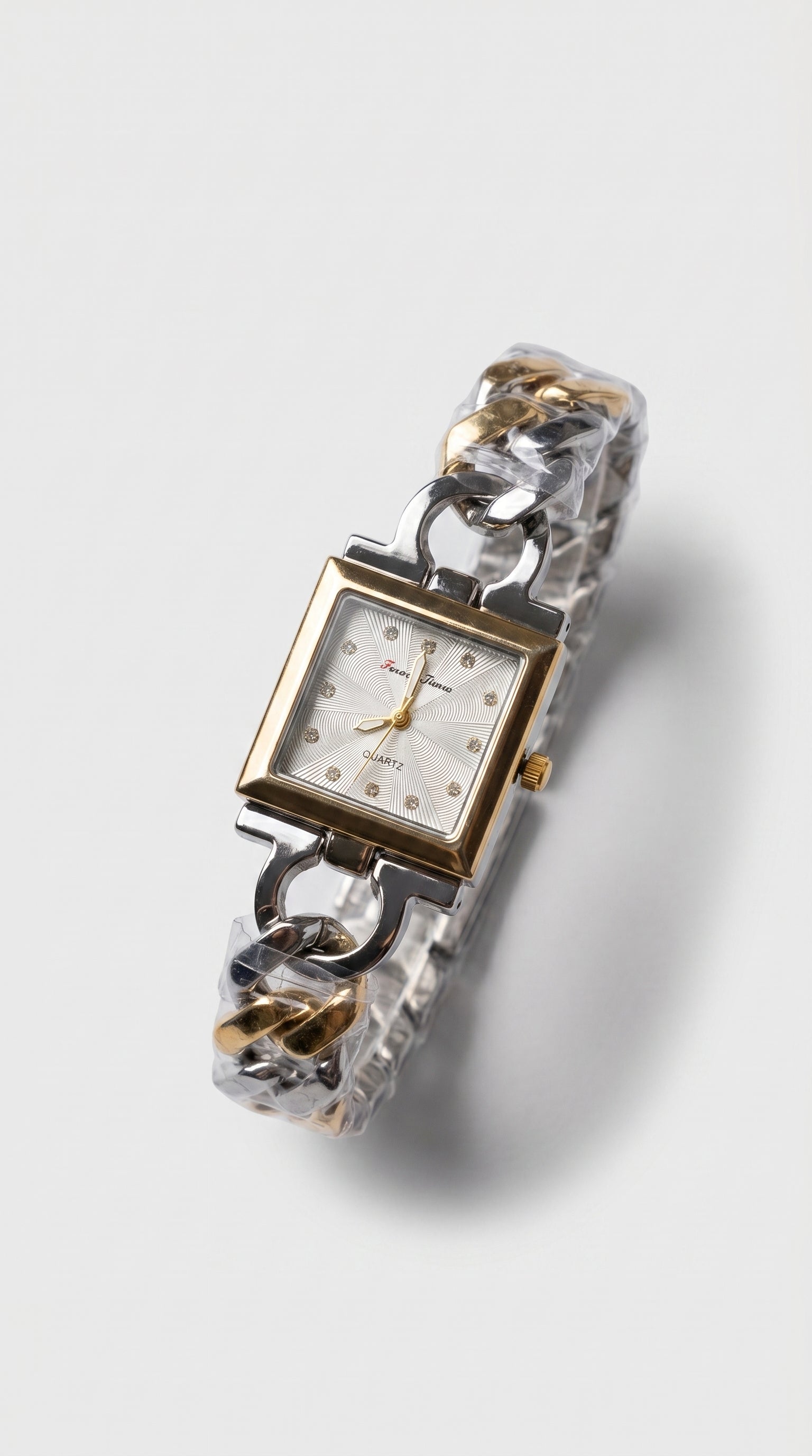 The Luna Two-Tone Cuban Watch