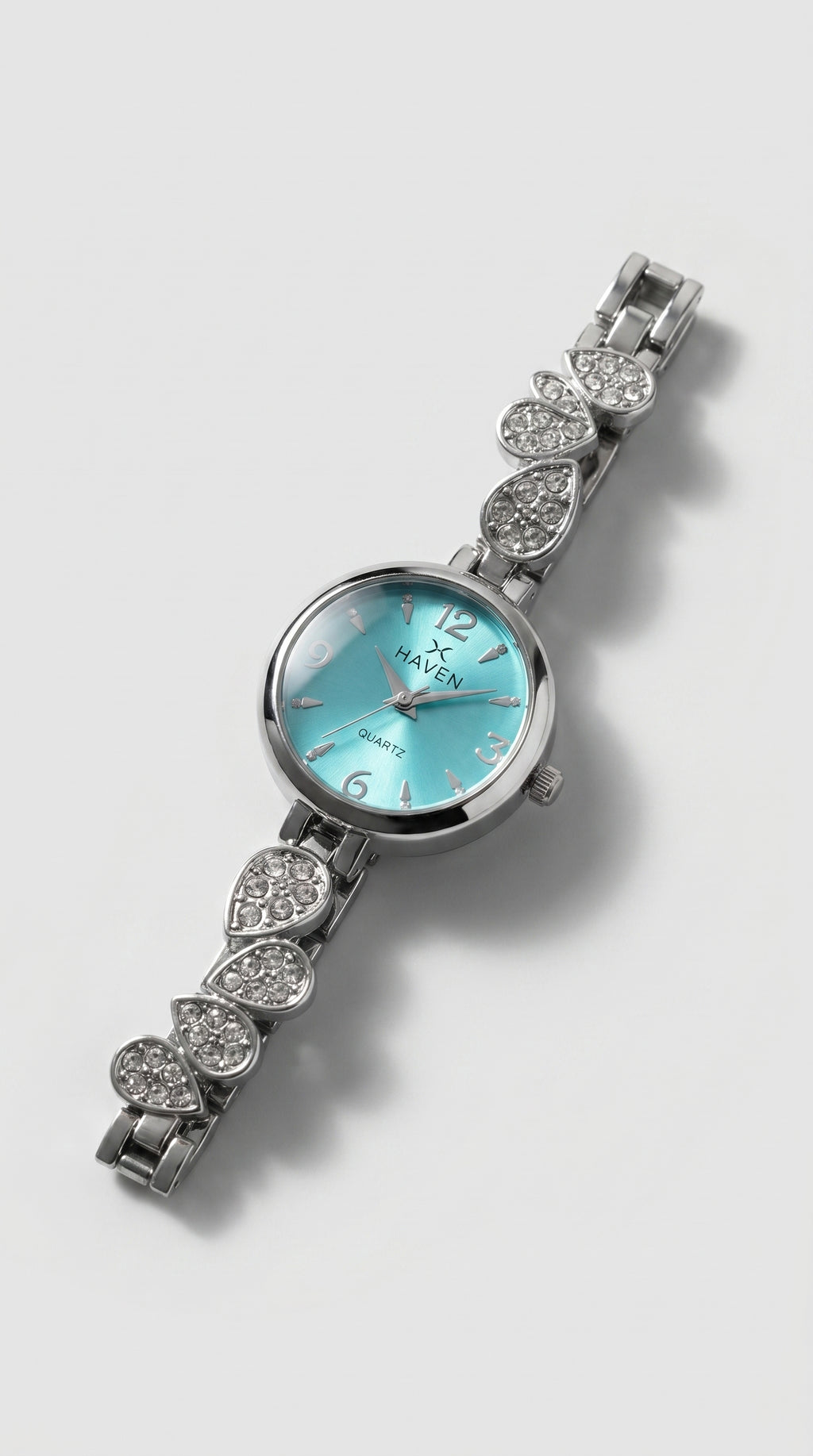 The Azure Teardrop Crystal Watch