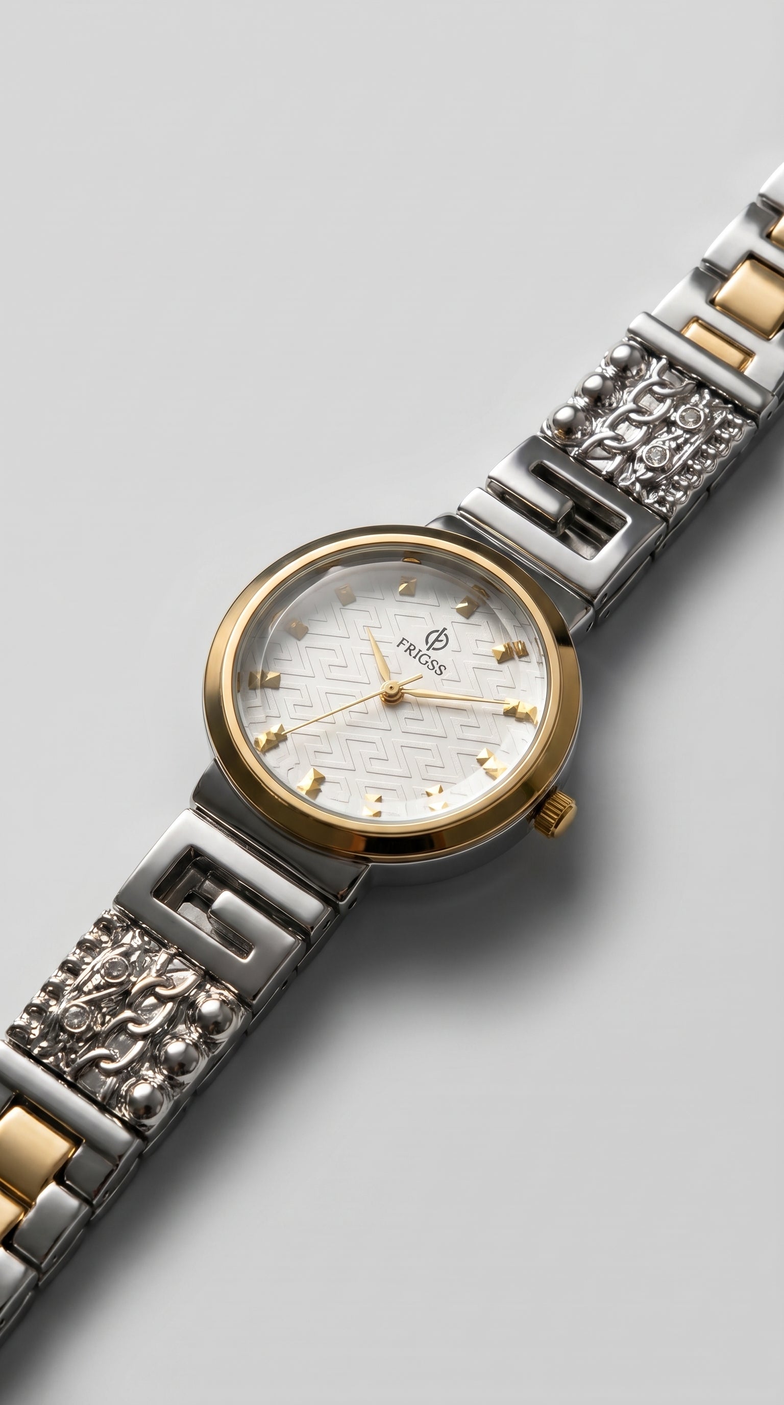 The Serene Monogram Link Watch