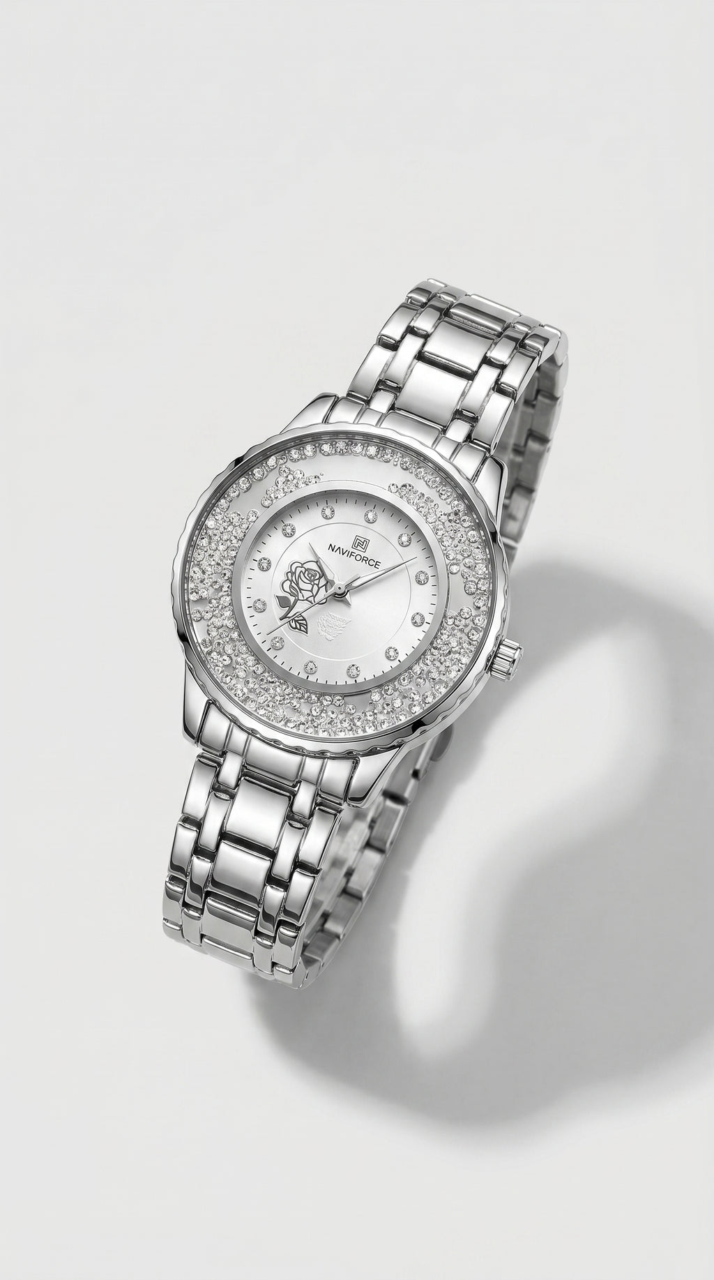 The Rosalind Floral Crystal Watch