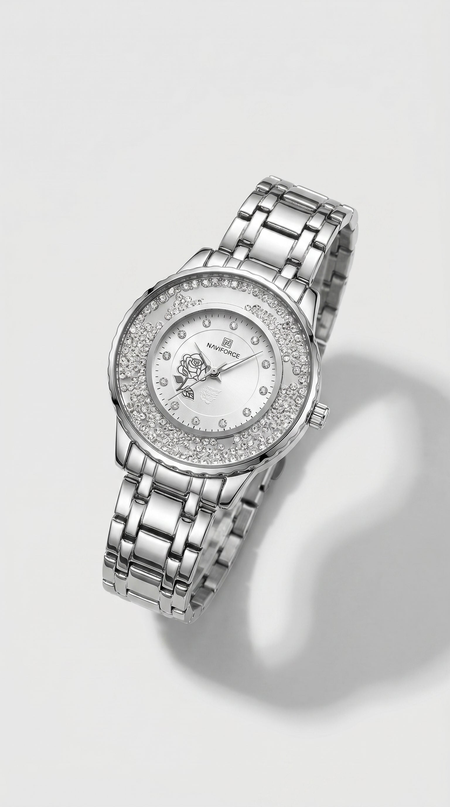 The Rosalind Floral Crystal Watch