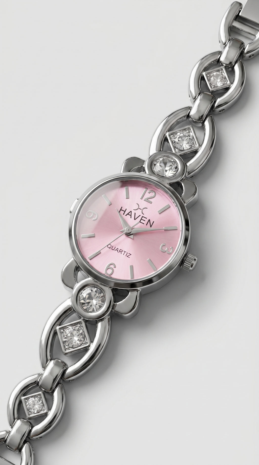 The Blush Rosé Crystal Watch for Women