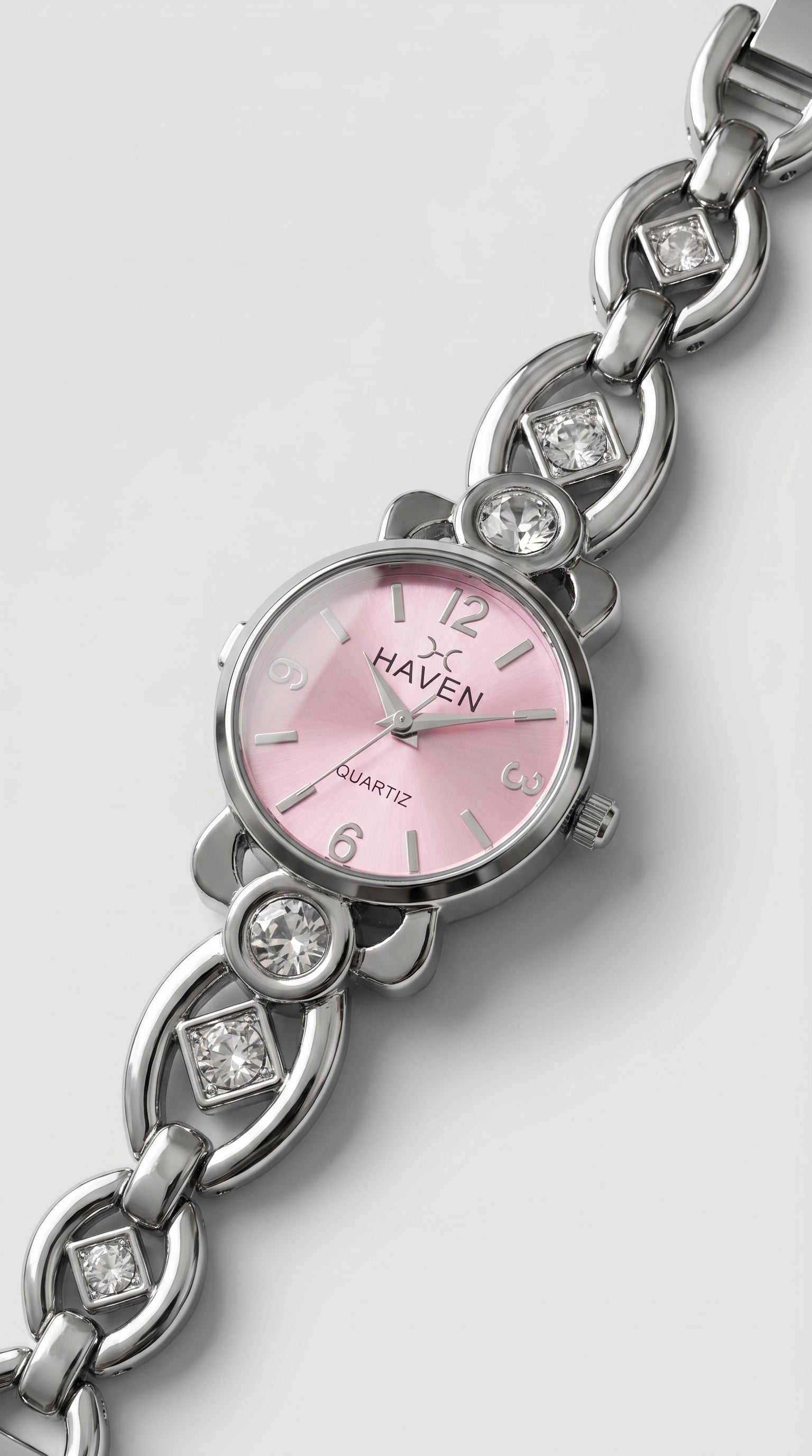 The Blush Rosé Crystal Watch for Women