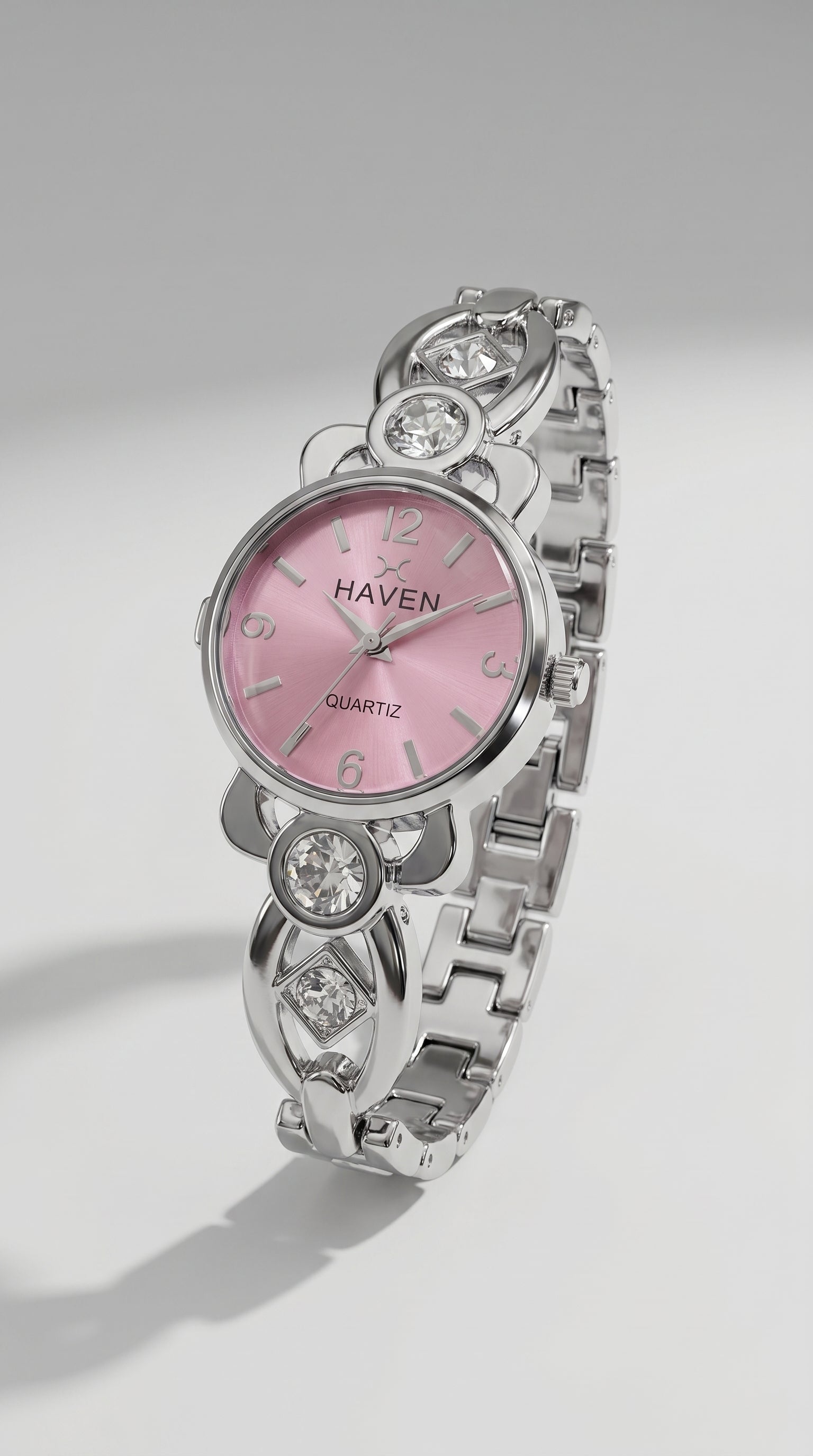 The Blush Rosé Crystal Watch for Women