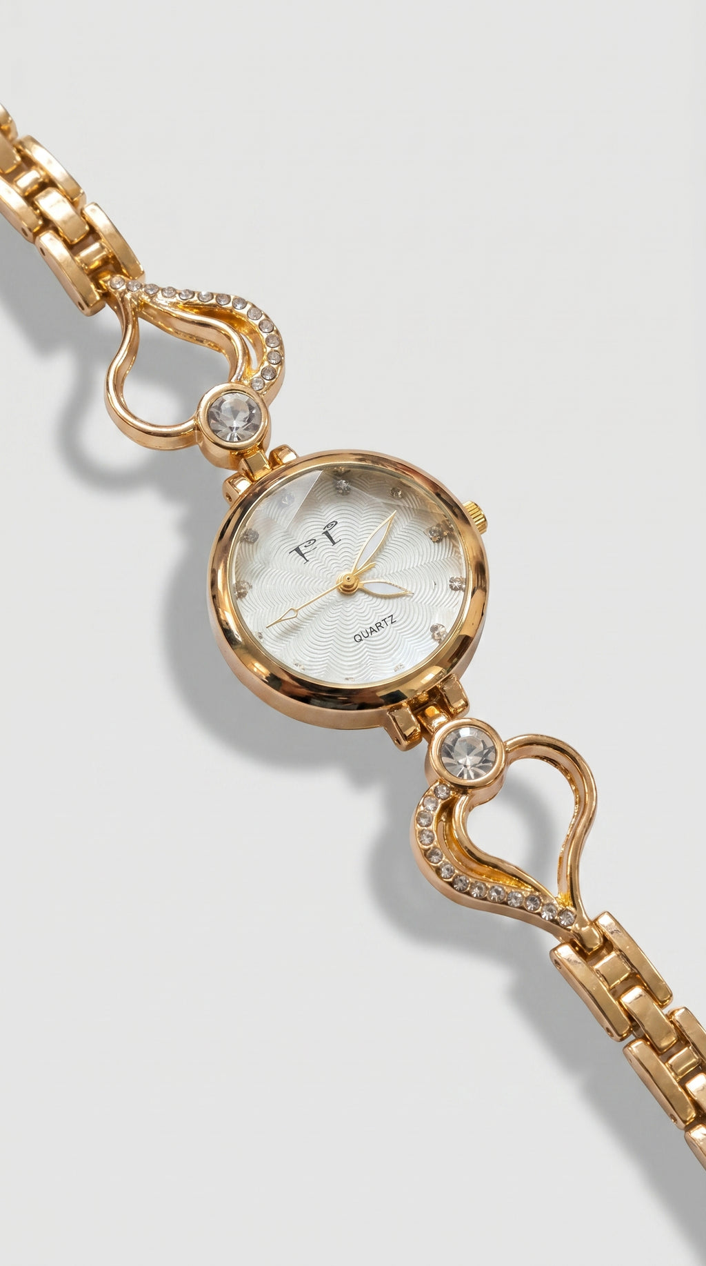 The Lyra Gold Heart Watch