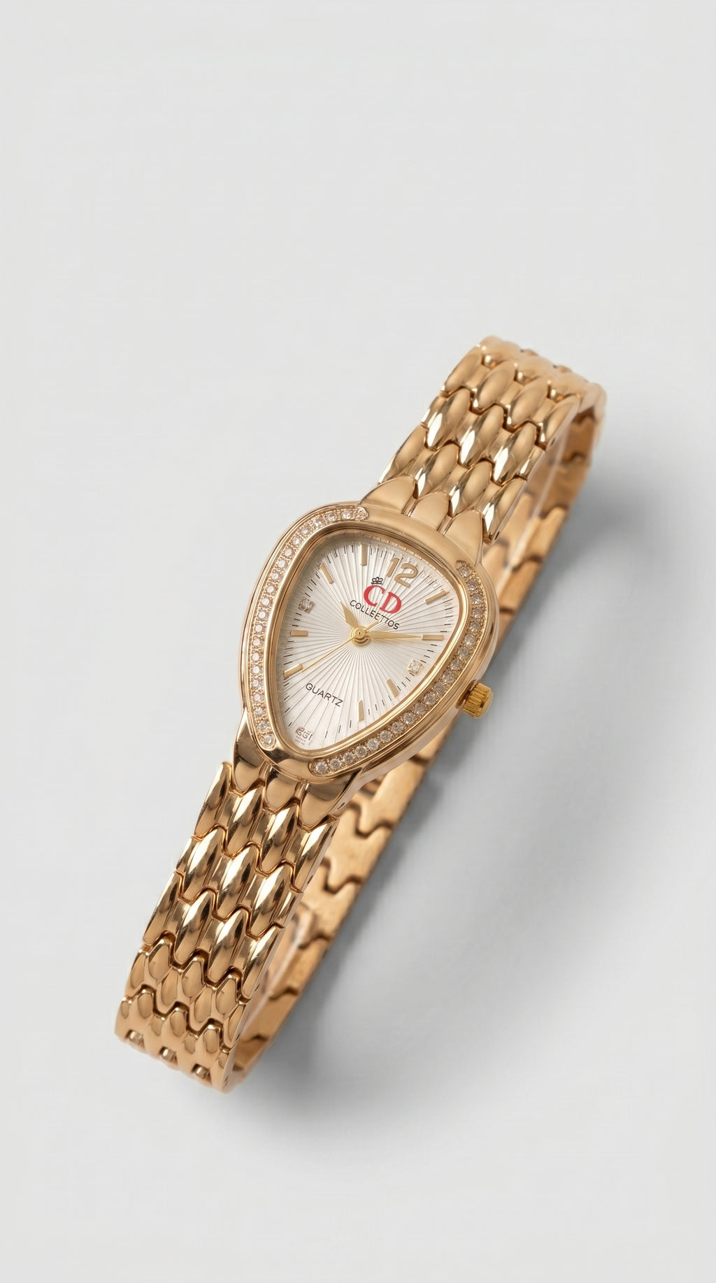 Majestic Serpent Gold Jeweled Watch