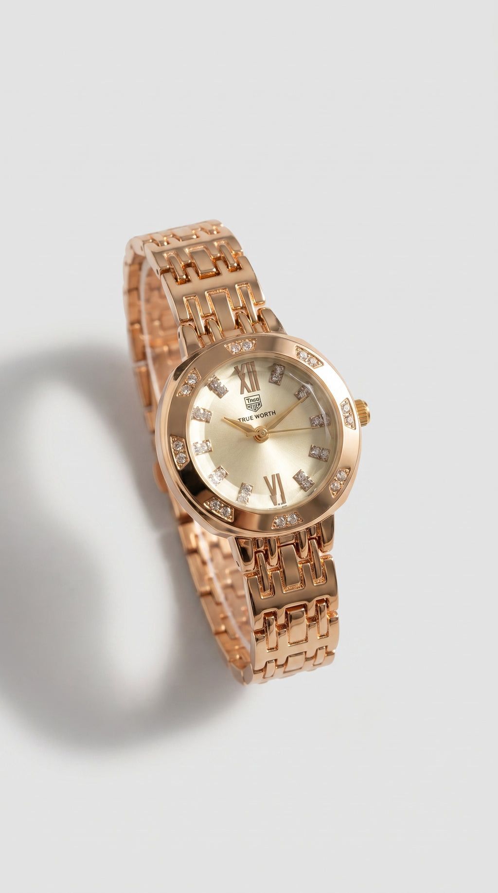 True Worth Gilded Jewel Timepiece