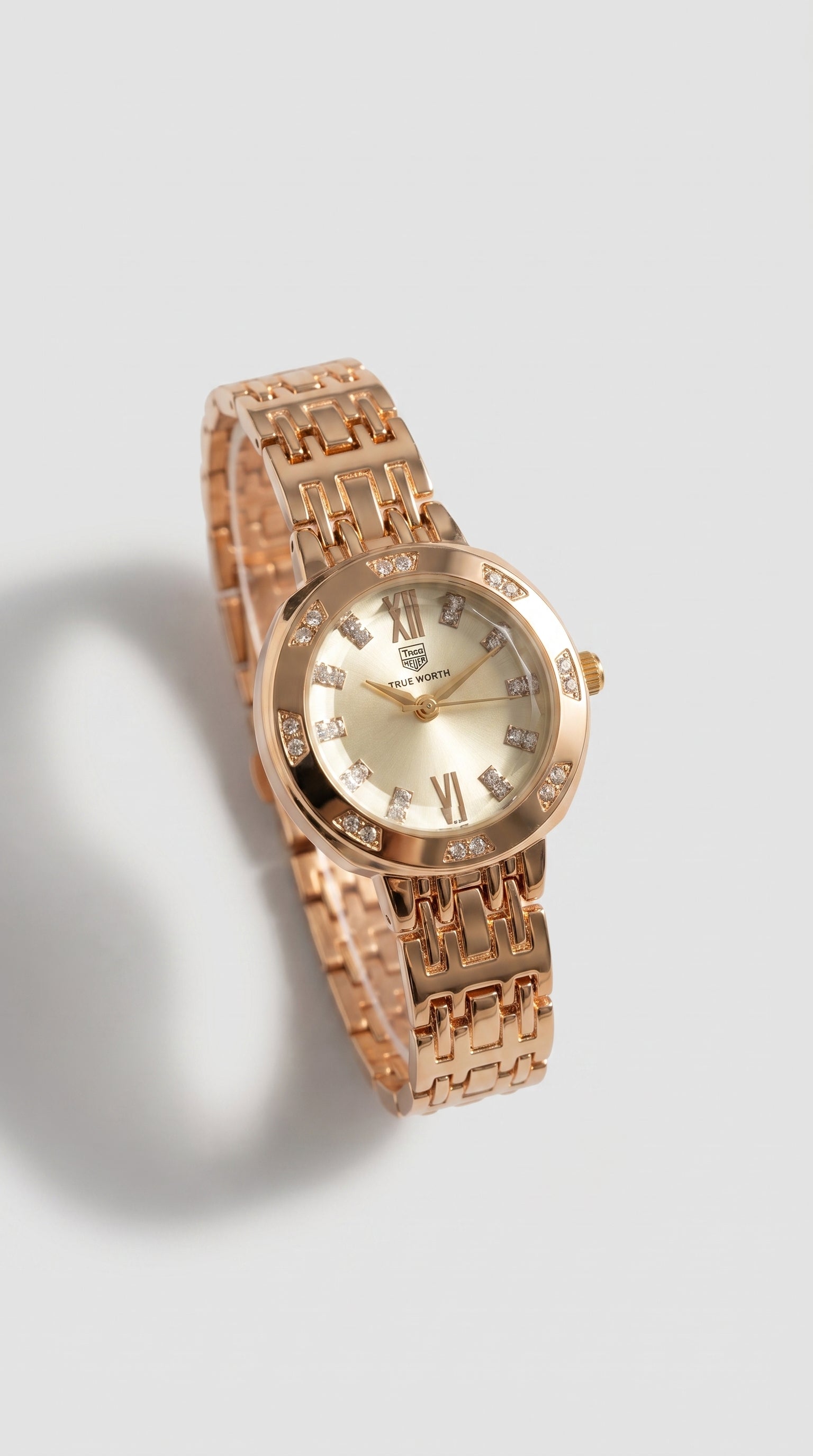 True Worth Gilded Jewel Timepiece
