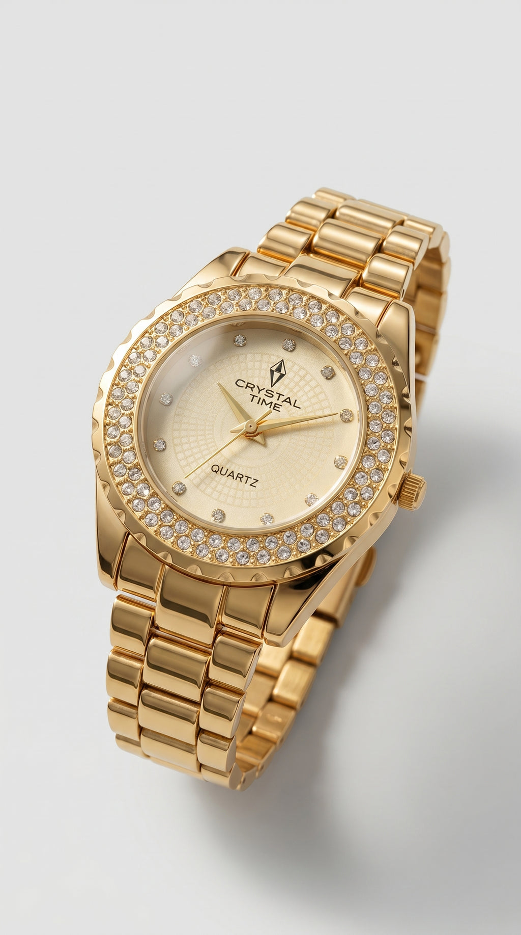 Crystal Charm Golden Heirloom Watch