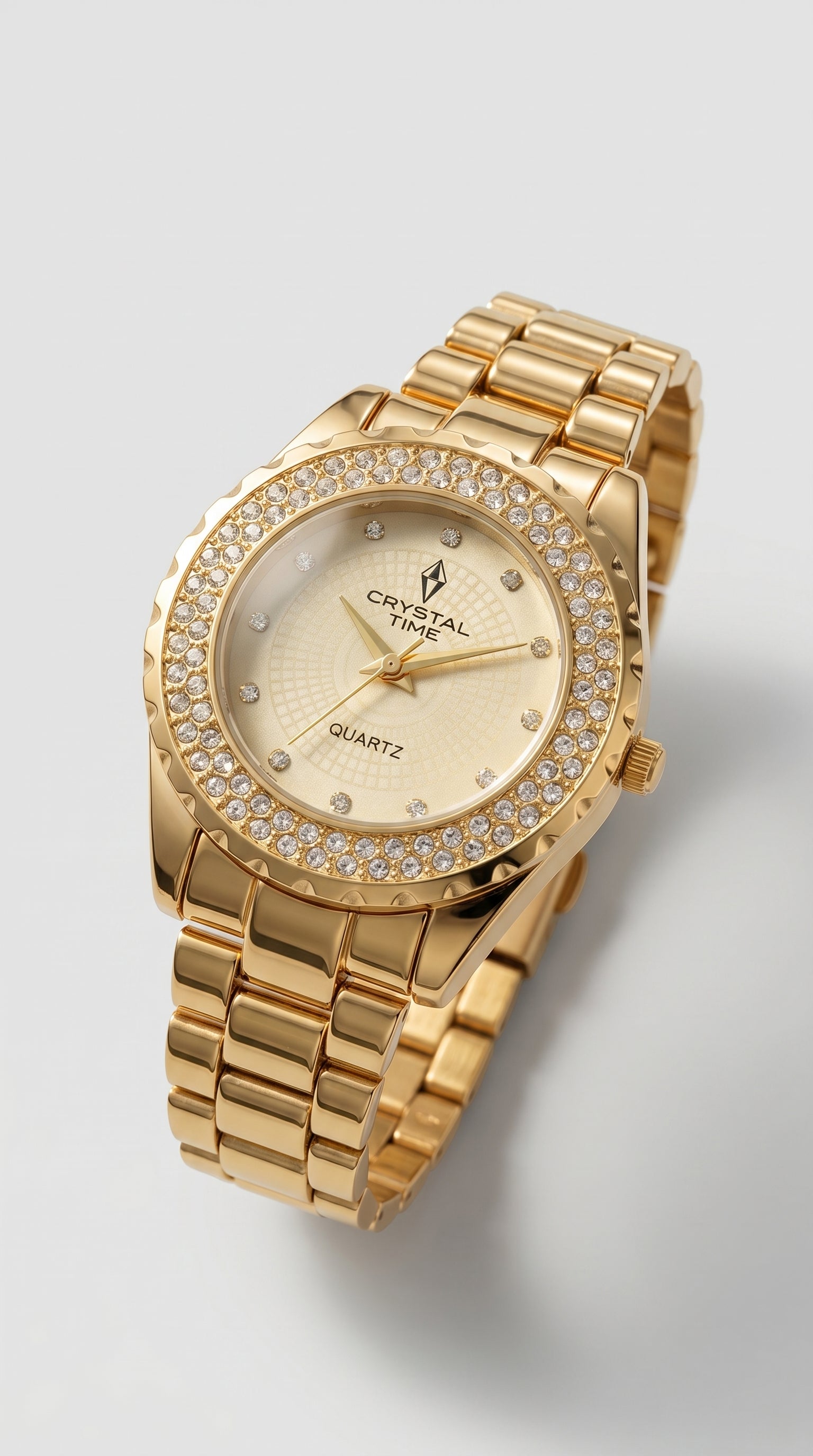 Crystal Charm Golden Heirloom Watch