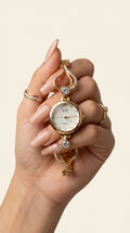 The Lyra Gold Heart Watch