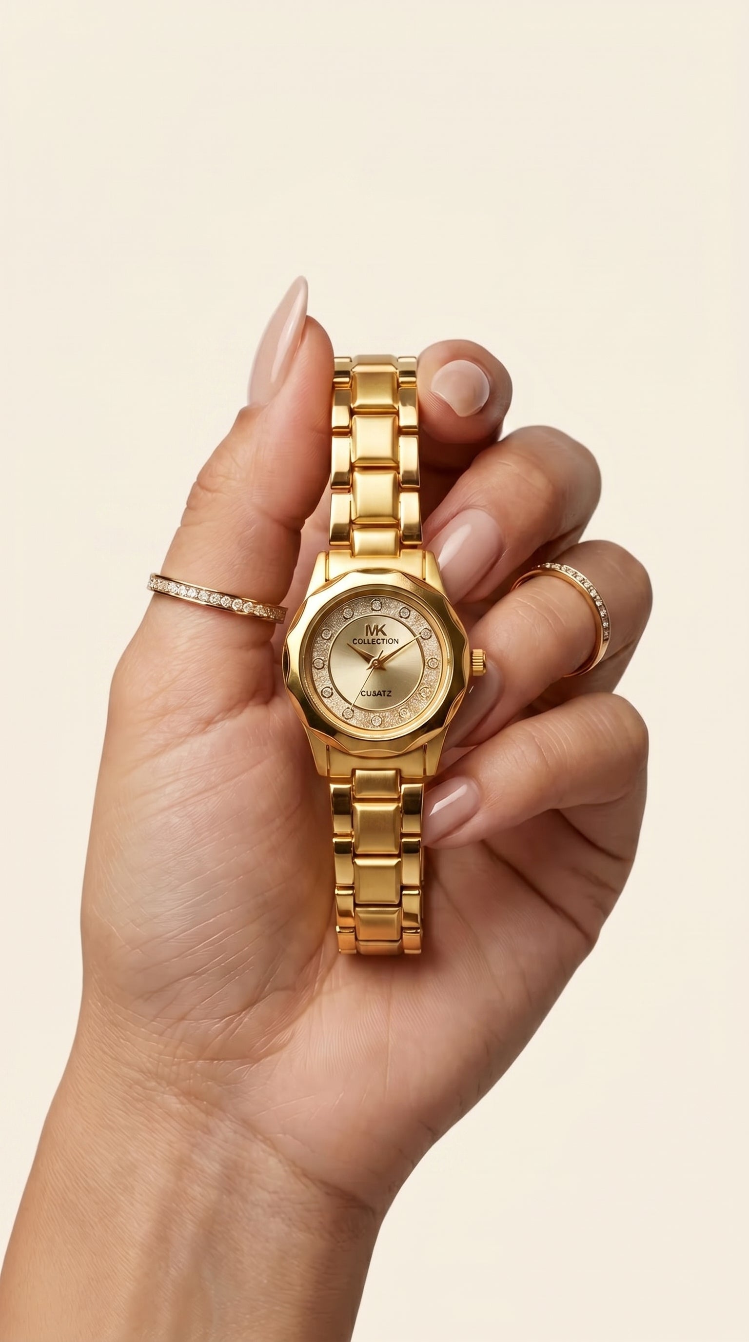 The Aurelia Gold Decagon Watch