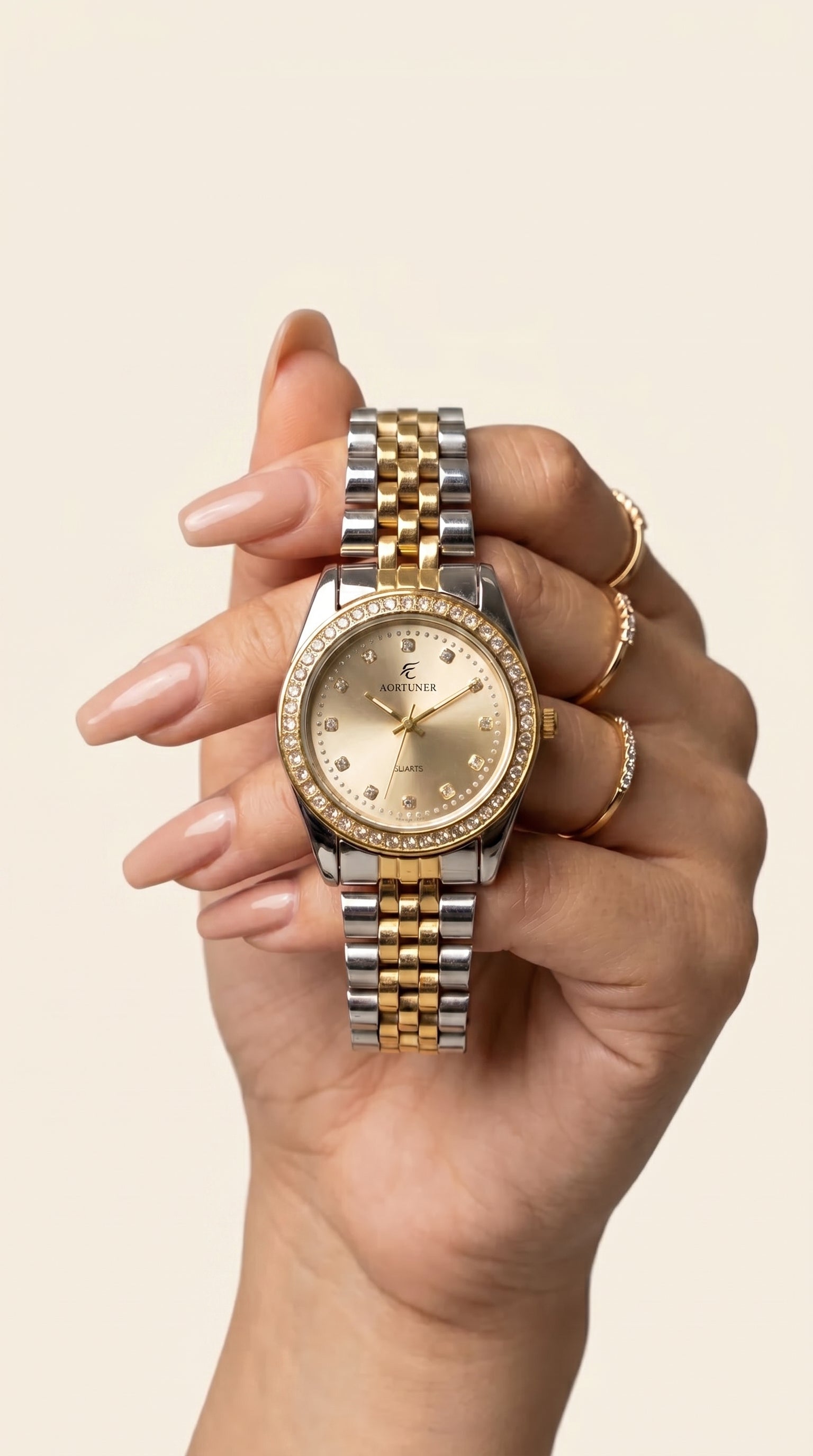 The Heritage Two-Tone Crystal Watch