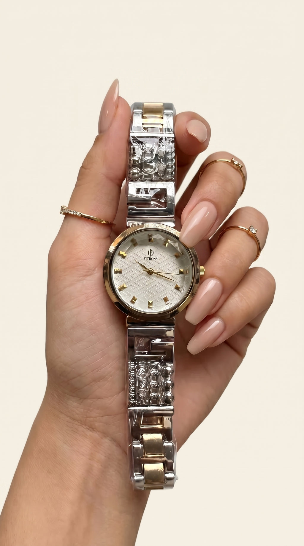 The Serene Monogram Link Watch