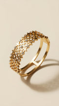 Zoya Crystal Filigree Bangle