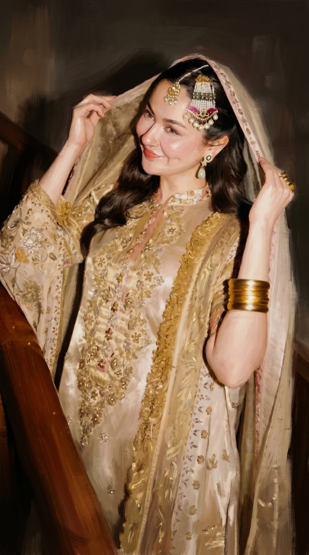 Hania Amir Viral Kangans Matte Finish Bangles 6-Pcs Set